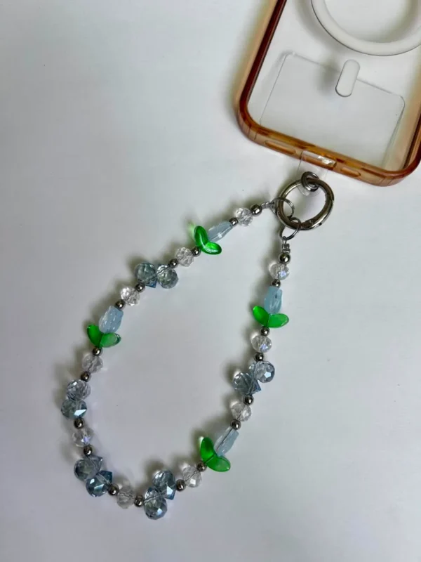tulip crystal charm (green) tulip crystal charm (green)
