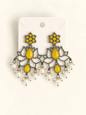Oxidized Earring (Yellow) Oxidized Earring (Yellow)