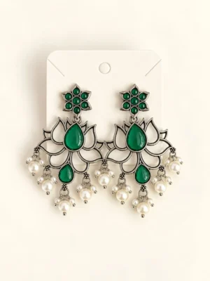 Oxidized Earring