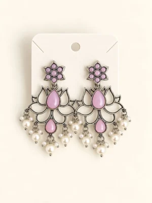 Oxidized Earring