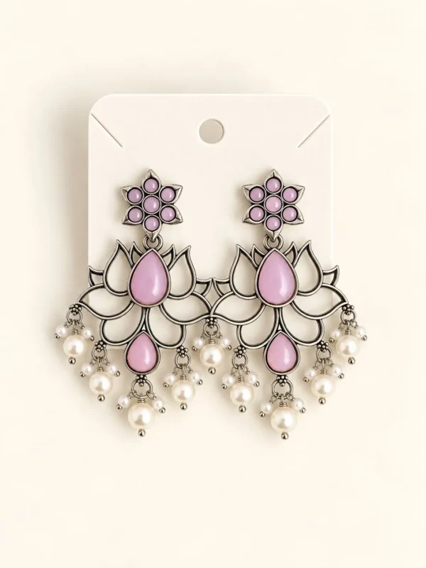 Oxidized Earring