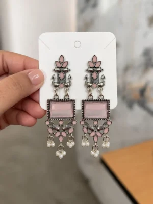 Oxidized Earring