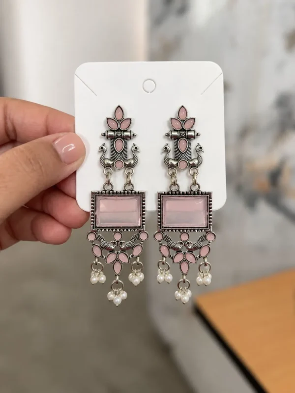 Oxidized Earring