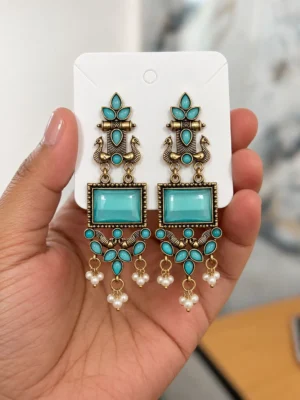 Oxidized Earring