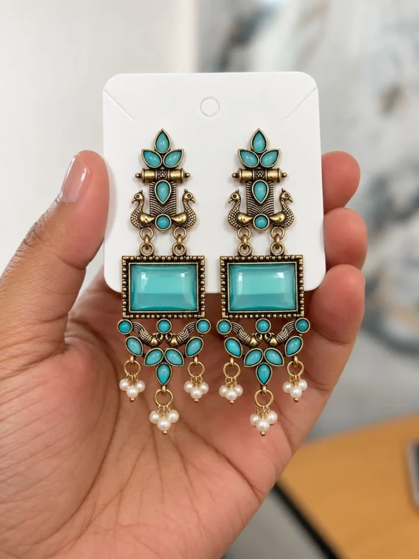 Oxidized Earring