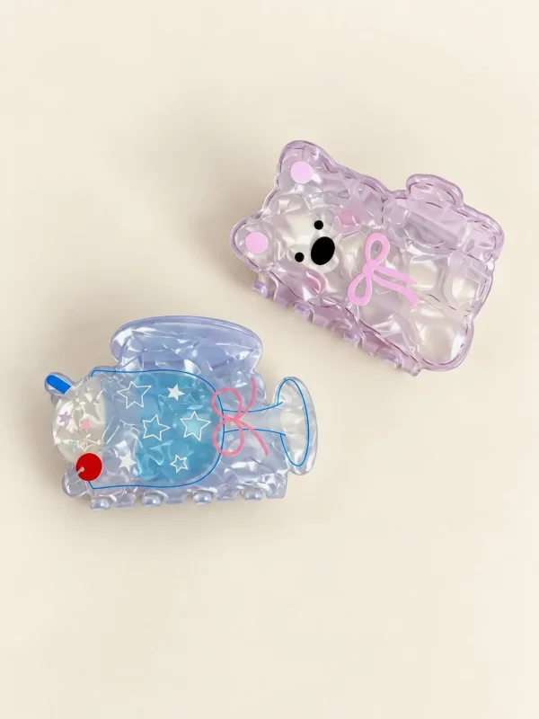 Acrylic Hair Claw Clips