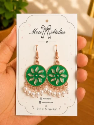 Enamel Earring Enamel Earring