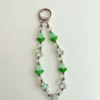 Crystal Beads Phone Charm green Crystal Beads Phone Charm green