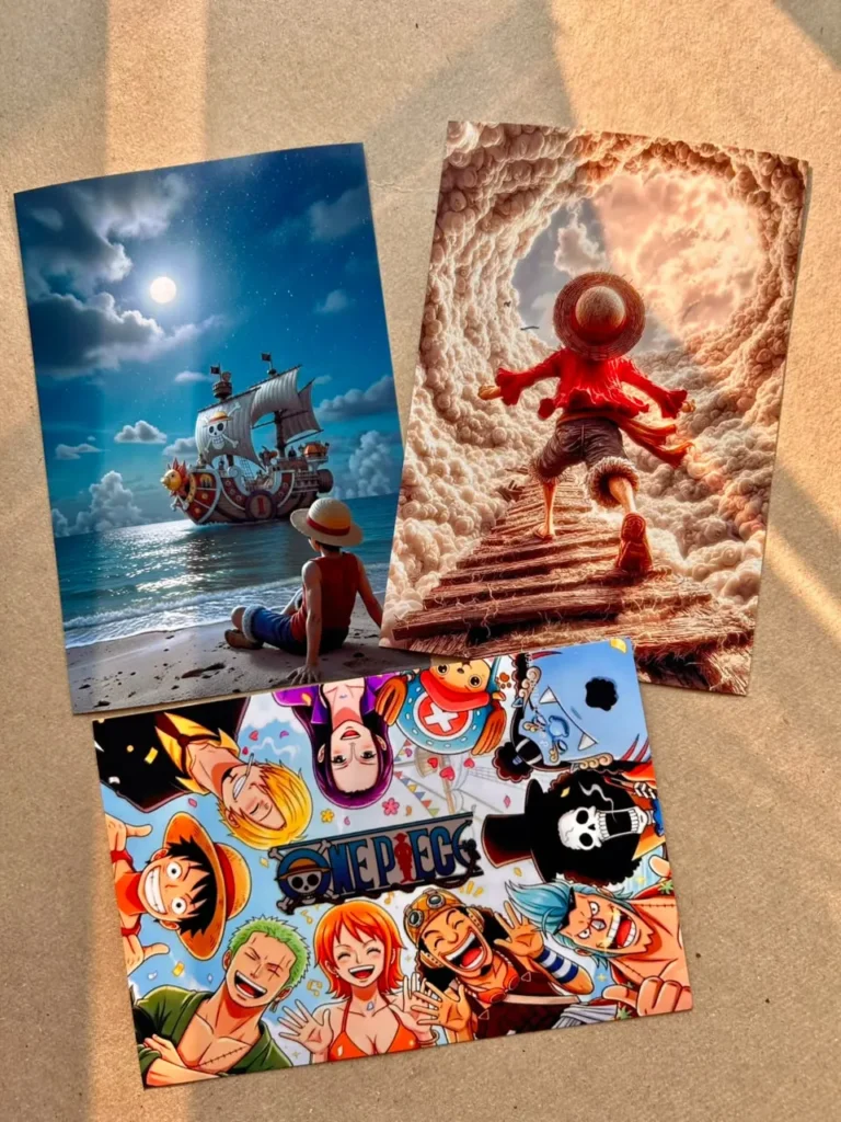 Home Anime A6 Posters Pack of 3